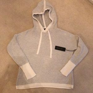 Rachel Zoe Knitted hoodie with drawstrings
